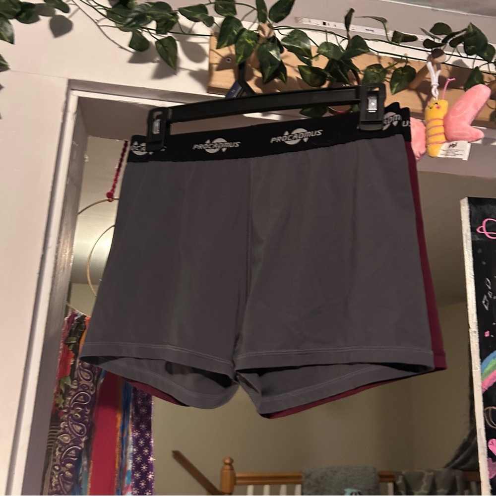 Prospirit Women's Gray Spandex Shorts